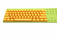 Charger l'image dans la galerie, Clavier blanc noir gris orange vert jaune
